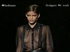 Oops - Lingerie Runway Show - See Through and nude - on TV - Compilation