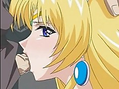 Blonde sexy hentai anime princess public gangbang