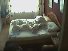 Caught my mom masturbating on her bedroom. Hidden cam