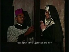 Nun gets ass fucked by a priest