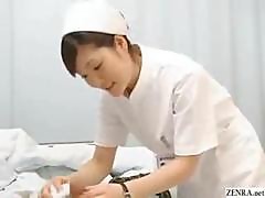 Japanese Nurse Gives Caring Handjob To Lucky Patient