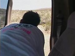 Bamboo is driven to the desert for fucking